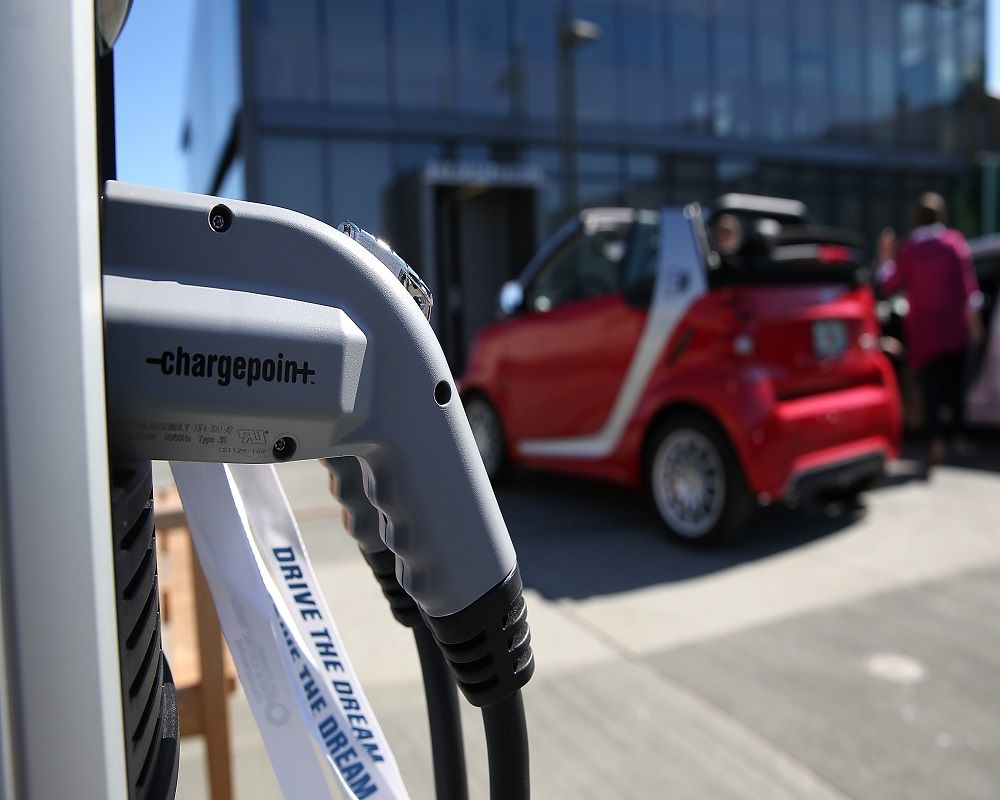 Electric-vehicle-charger-installation